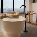 Bathtub Overlooking south Mumbai Prestige Ocean Towers