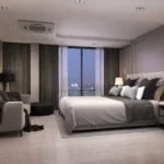 Beautiful Cozy Master Bedroom at Night Prestige Ocean Towers