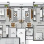 Paradigm Artteza 2 BHK Santacruz West Mumbai Floor Plan 3