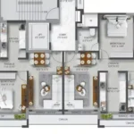 Paradigm Artteza 2 BHK Santacruz West Mumbai Floor Plan 4