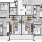 Paradigm Artteza 2 BHK Santacruz West Mumbai Floor Plan 6