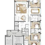 Lodha Cullinan Typical Floorplan Wing A