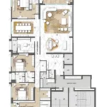 Lodha Cullinan Typical Floorplan Wing B