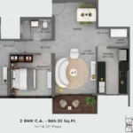 2 BHK Floorplan Type 5 Hiranandani Vista Residences Oshiwara