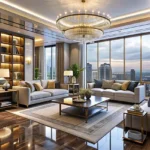 Luxurioous 3 BHK Livinh Room Hiranandani Vista Residences
