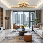 Vista Residences 3 BHK Living Room