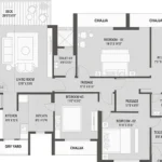 Kabra Dwayam Worli 3 BHK Floorplan