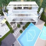 F Row Villas Paud Pune Pool View from Top