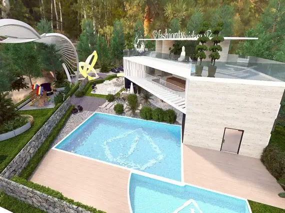 The F Row Villas Paud Pune Multi Level Swimming Pool