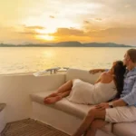 Couple on Yacht at Hiranandani Sands Alibaug
