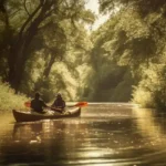 Couple Kayaking at Lake at Hiranandani Sands in Alibaug