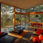 Mountain Retreat 4 BHK Villa Family Lounge Area Overlooking Karjat Hills Forest