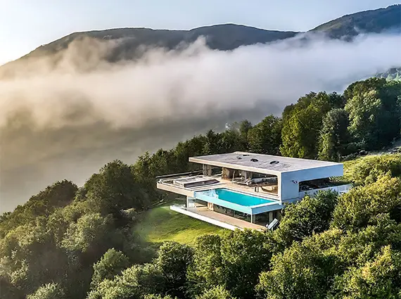 Mountain Retreat Karjat 4 BHK Villa Set Amidst Rolling Hills Misty Forest
