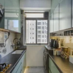 Suraj Aureva Dadar Kitchen with City View