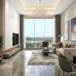 Suraj Aureva Dadar Living Room with Sea View