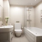 Suraj Aureva Dadar Small Bathroom with Modern Style Decor