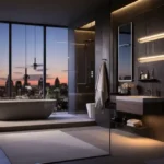 3 BHK Modern Bathrooom Chandak Vansham Vile Parle West