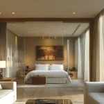 3 BHK master Bedroom Chandak Vansham Vile Parle West