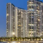 The Marque Bandra Reclamation Evening Elevation View