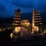 Bali Ixora Karjat 4 BHK Villa Elevation Night View