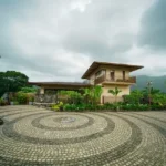 Bali Ixora Karjat 4 BHK Villa Exterior Area Circular Tiles