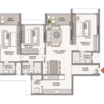 Chandak Vansham Floorplans Tower 8B Royal 3 BHK