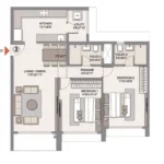 Chandak Vansham Floorplans Tower 5 Royal 2 BHK