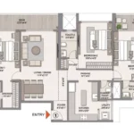 Chandak Vansham Floorplans Tower Five Signature 3 BHK