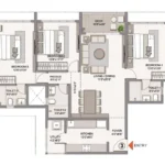 Chandak Vansham Floorplans Tower Four Royal 3 BHK