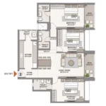 Chandak Vansham Floorplans Tower Seven Royal 3 BHK