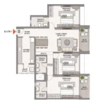 Chandak Vansham Floorplans Tower Six Royal 3 BHK