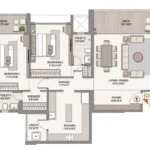 Chandak Vansham Floorplans Tower Six Signature 3 BHK