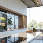 Futuristic kitchen interiors at Godrej Skyshore Versova