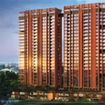 Godrej Skyshore Elevation View Twin Tower Dusk Shot