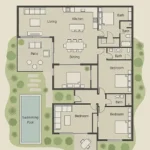 4 BHK Villa Type A Pawna Floorplan