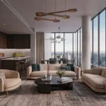 Crescent 9 Almeida Park Bandra Living Room with Plush Sofas