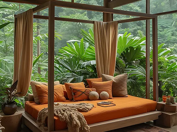 Istana Santai Nashik 4 BHK Villa Comfy Outdoor Seating Nook