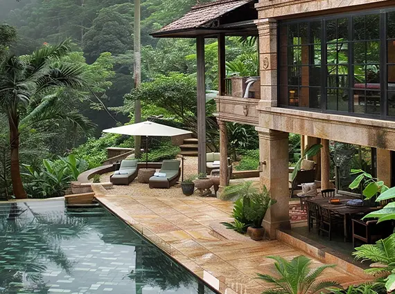 Istana Santai Nashik Balinese Villa Outdoor Pool