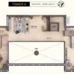 Salsette 27 Penthouse Tower A Lower Level 57 Unit One Floorplan