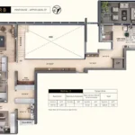 Salsette 27 Penthouse Tower B Upper Level 57 Unit Two Floorplan