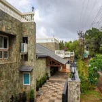 6 BHK Fully Furnished Villa Khandala Swimming Pool at Night Exterior View