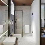 Q Vagator 4 BHK Villas Anjuna North Goa Bathroom with Shower Cubicle