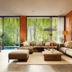 Q Vagator 4 BHK Villa Anjuna North Goa Living Room with Lounge Area