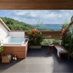 Q Vagator 4 BHK Villa Anjuna North Goa Rustic Jacuzzi