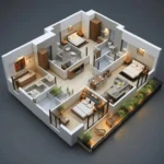 Godrej Trilogy Worli 3 BHK Floorplan