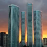 Godrej Trilogy Worli Elevation Low Angle View of Buildings Against Sky Sunset