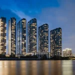 Godrej Trilogy Worli Towers Against Worli Skyline in Mumbai