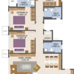Hubtown Seasons Unit Three 3 BHK