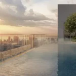 Kalpataru Privé Altamount Road Infinity Swimming Pool View of South Mumbai