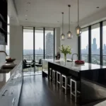 5 BHK Kalpataru Privé Altamount Road Kitchen with View of Altamount road Towers